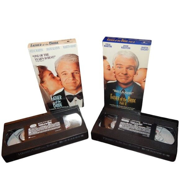 FATHER OF THE BRIDE & FATHER OF THE BRIDE PART II vintage VHS movie bundle - Picture 2 of 7